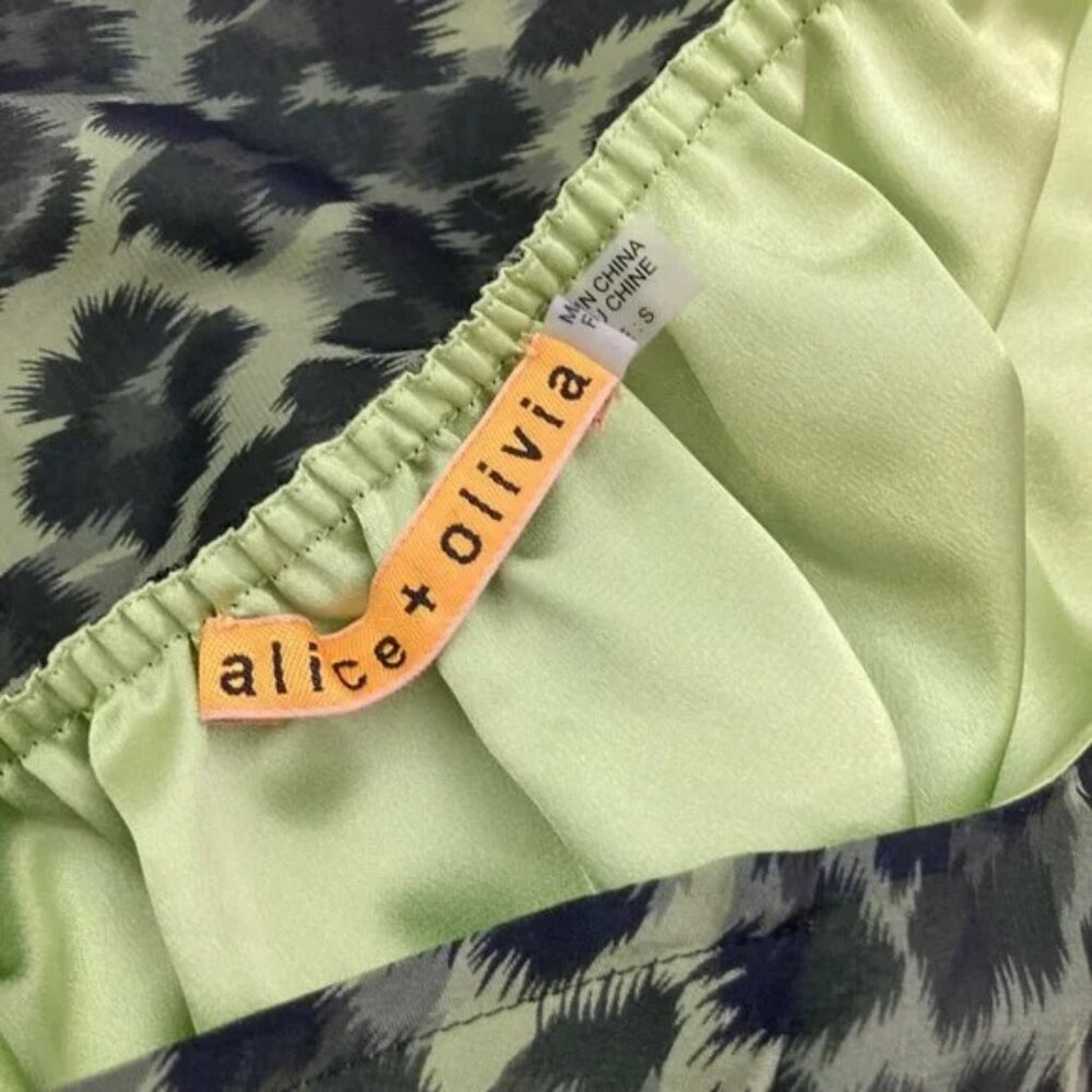 ALICE + OLIVIA Silk Mini Dress - Picture 12 of 12